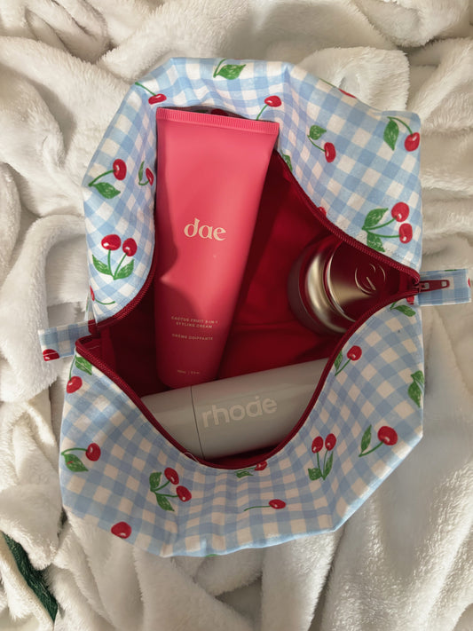 Cherry Picnic Square Boxy Bag