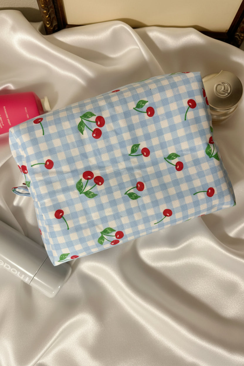 Cherry Picnic Square Boxy Bag